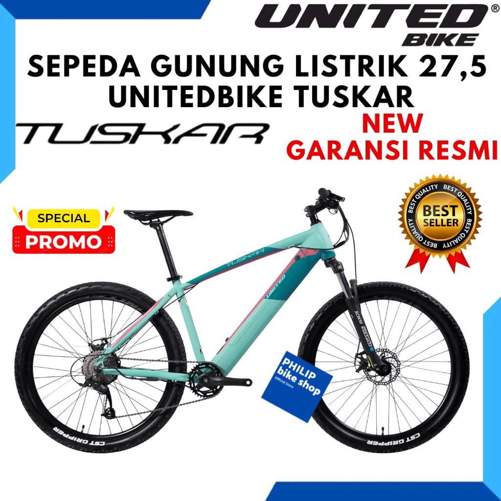 Sepeda Gunung 27.5 MTB Unitedbike Tuskar Sepeda Listrik