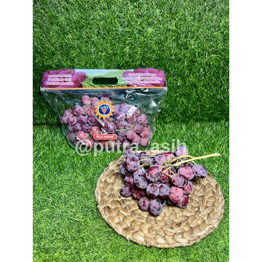 Anggur Red Globe Chili Seeded