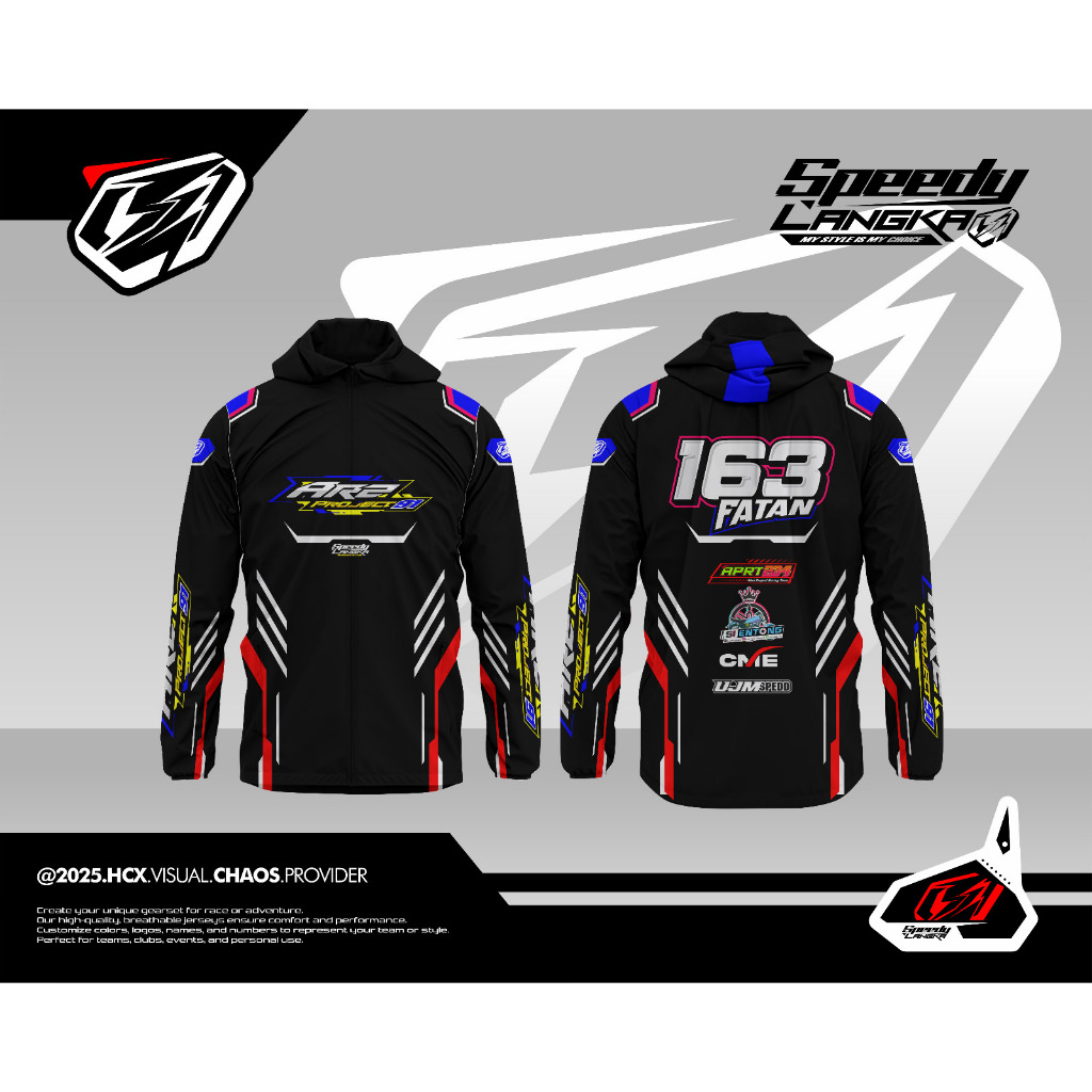 JAKET LOTTO COSTUM SPEEDY LANGKA DRAGRACE AND ROADRACE