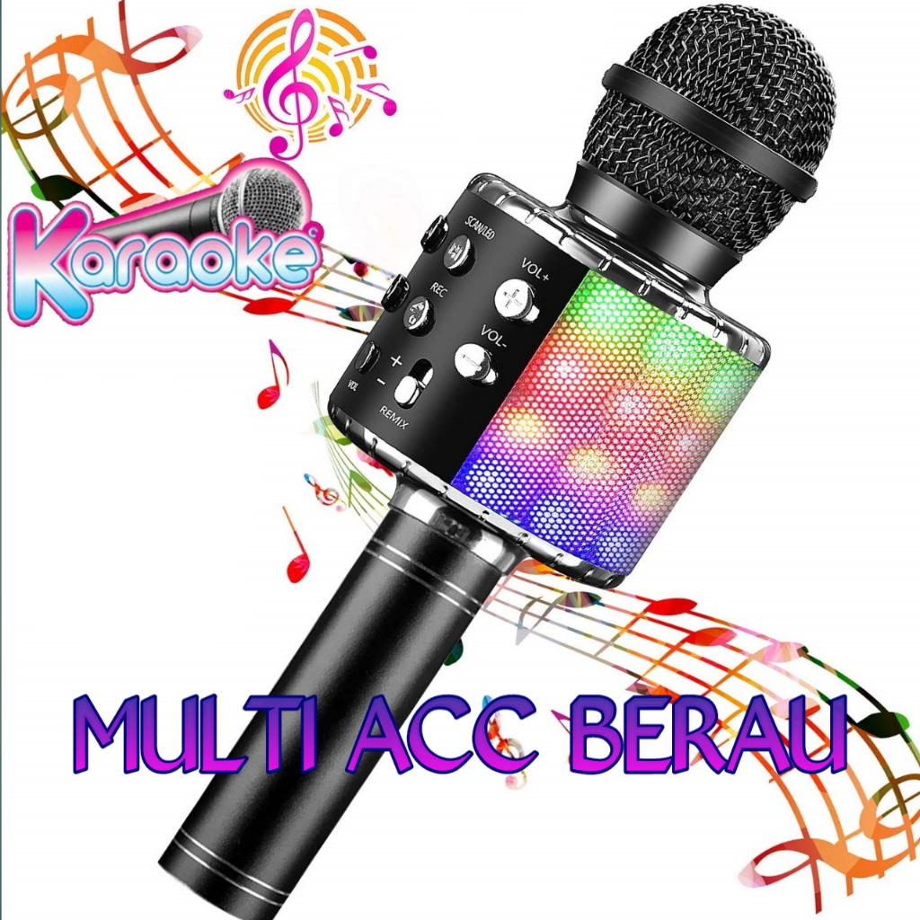 MIC BLUETOOTH | MIC KARAOKE | Langsung konex hp