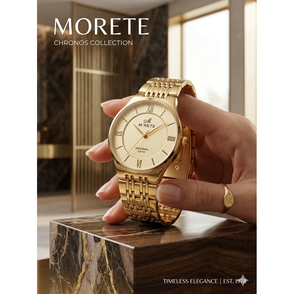 Jam Tangan Pria Mirete Tipis