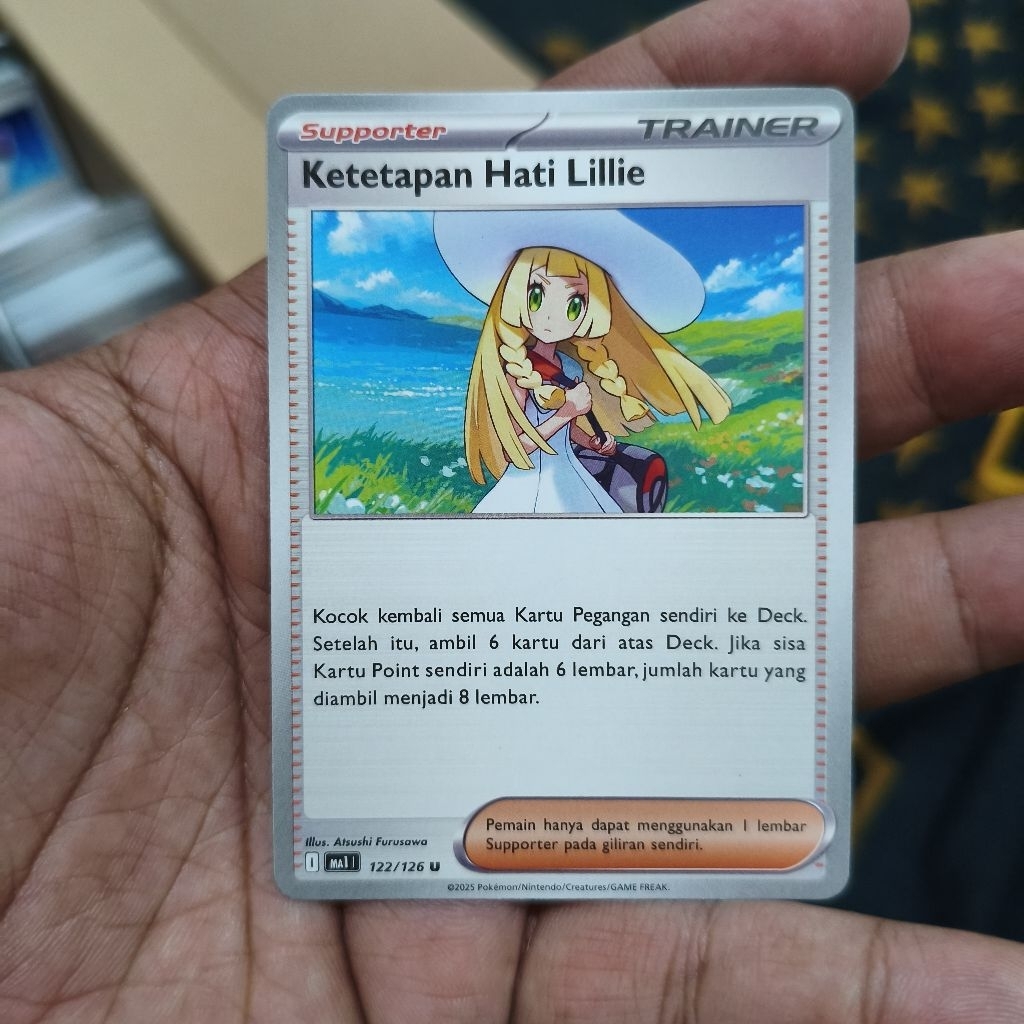 ketetapan hati lillie tcg pokemon / kartu pokemon