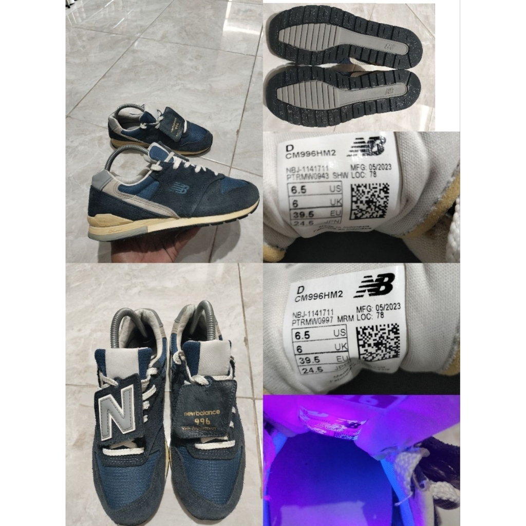 Sepatu Preloved Second Original New Balance NB 996 Size 39