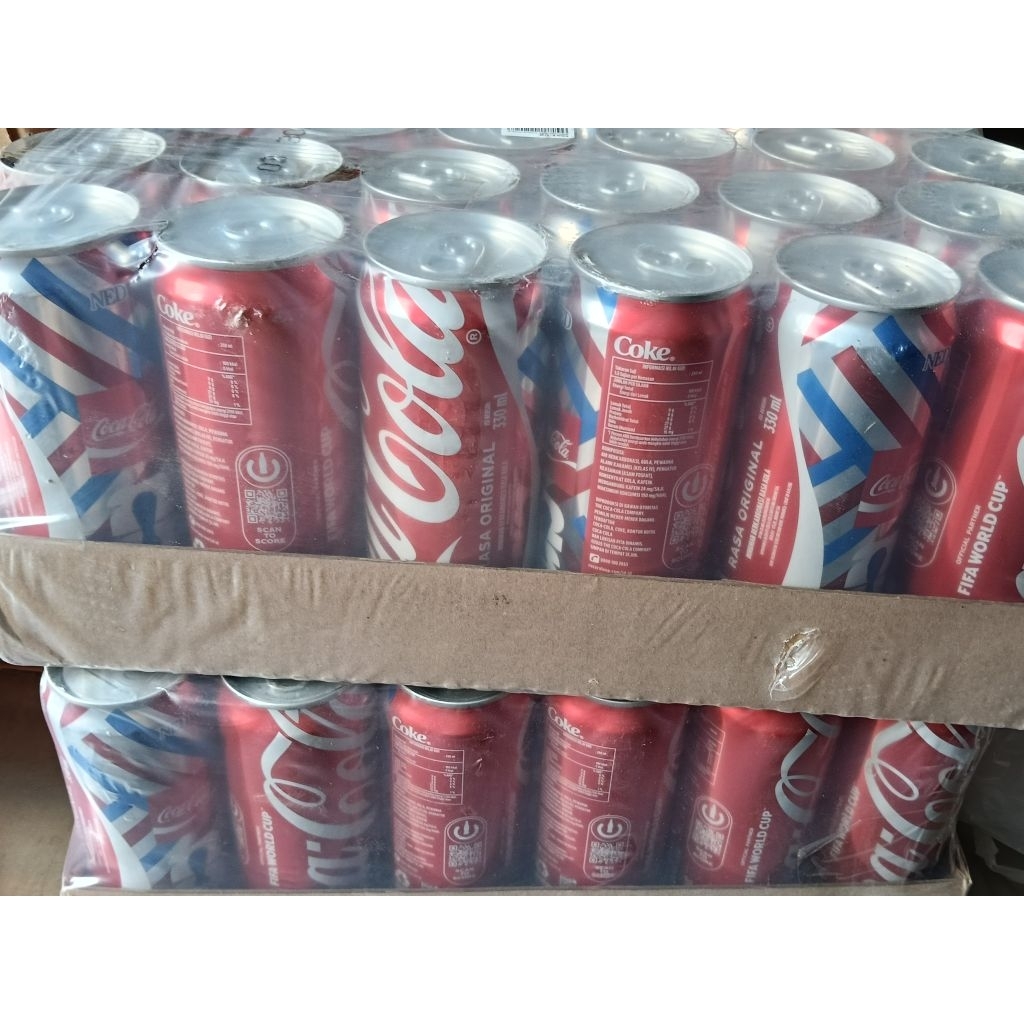 Cocacola, Fanta, Sprite, AW, Cola Zero Kaleng 250 ml - 1 DUS (24 PCS)