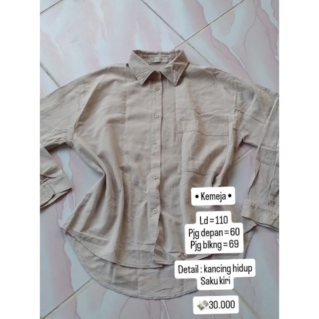 pl kemeja linen