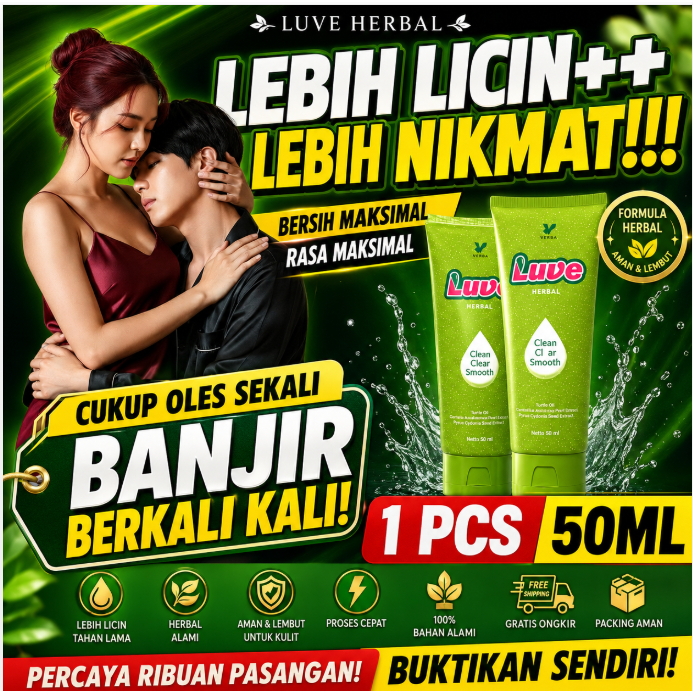 50ml Pelumass Herbal Verba Luve - Aman, Nyaman, Sensasi Baru