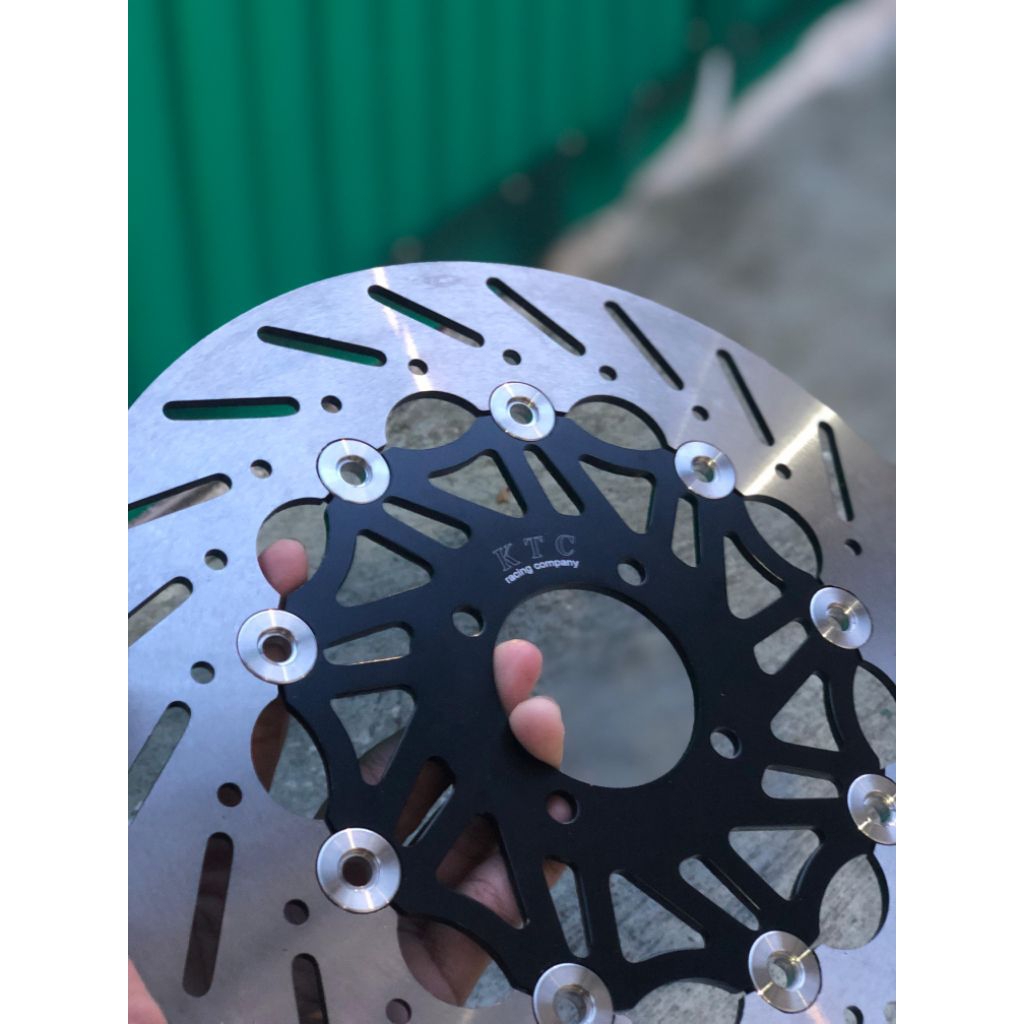 disk silver racing ktc old piringan floating cakram yamaha bebek matic lubang 4 ktc kytaco