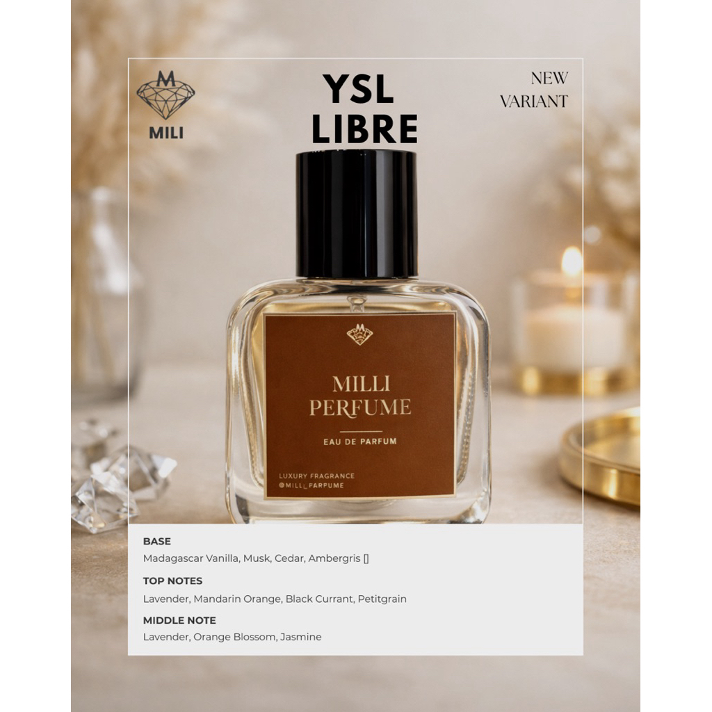 Mili Perfume || YSL LIBRE tahan lama eau de perfume premium/platinum