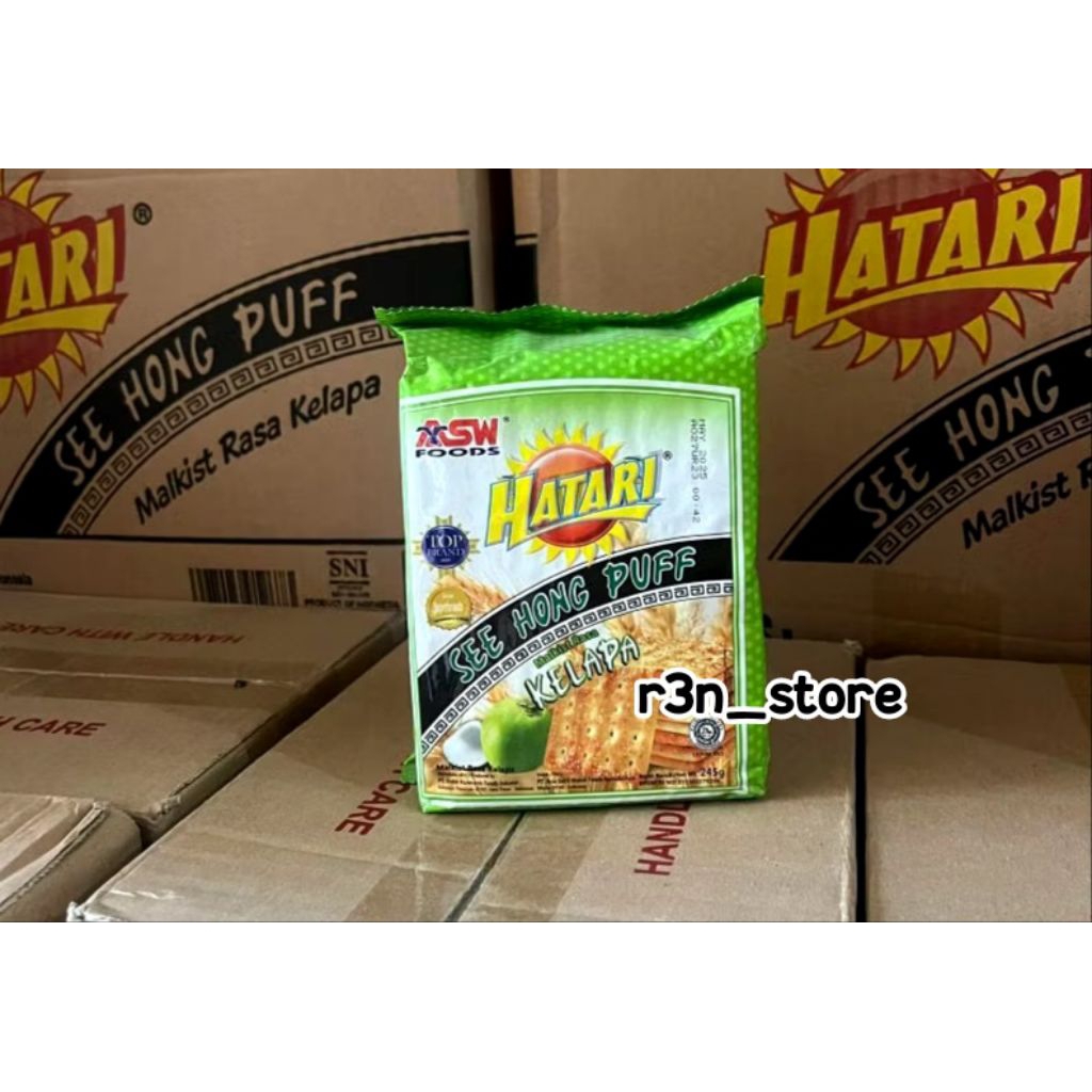 Hatari See Hong Puff malkist 245 Gr (1 Dus isi 36) termurah