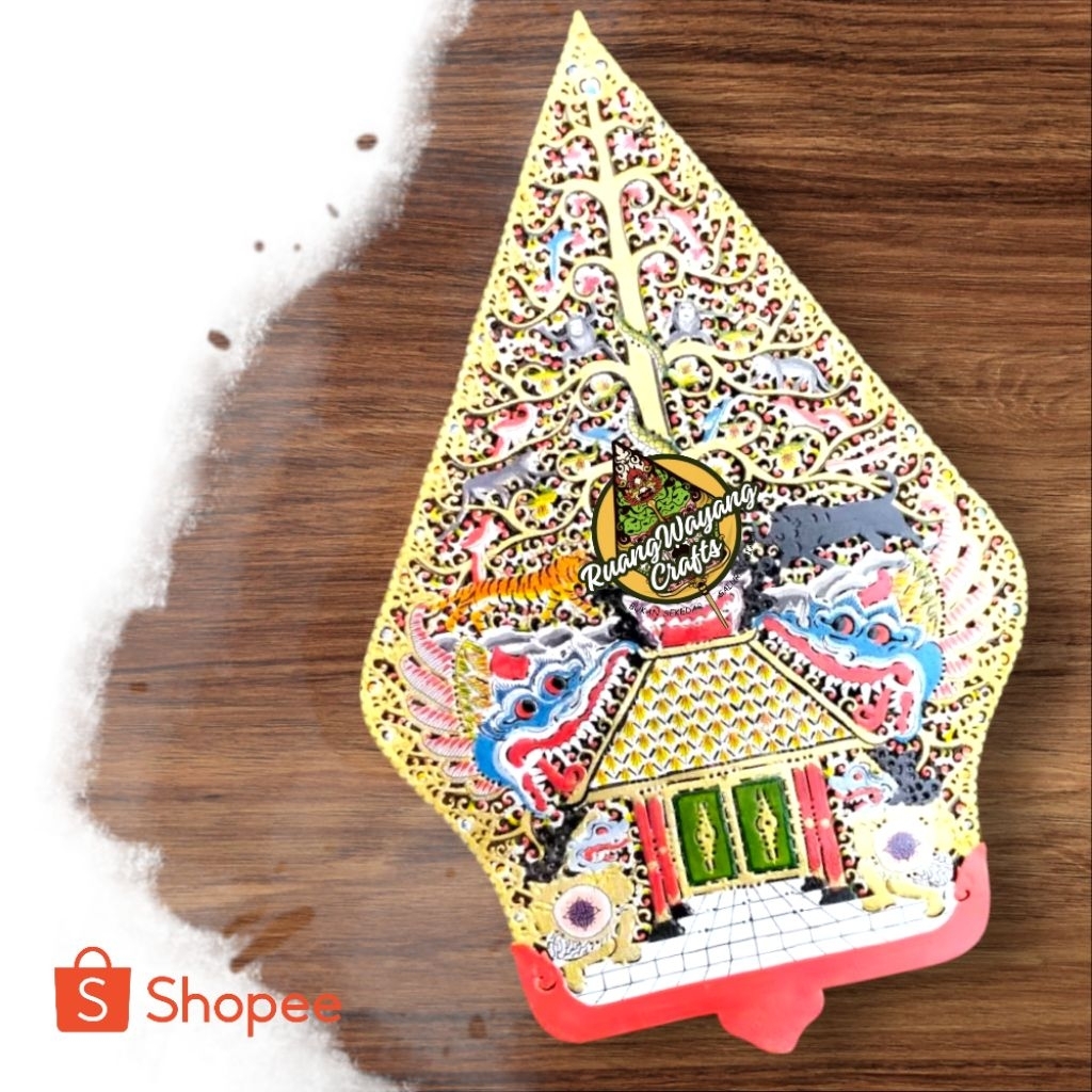 Wayang Kulit Asli Kayon/Gunungan Premium Halus