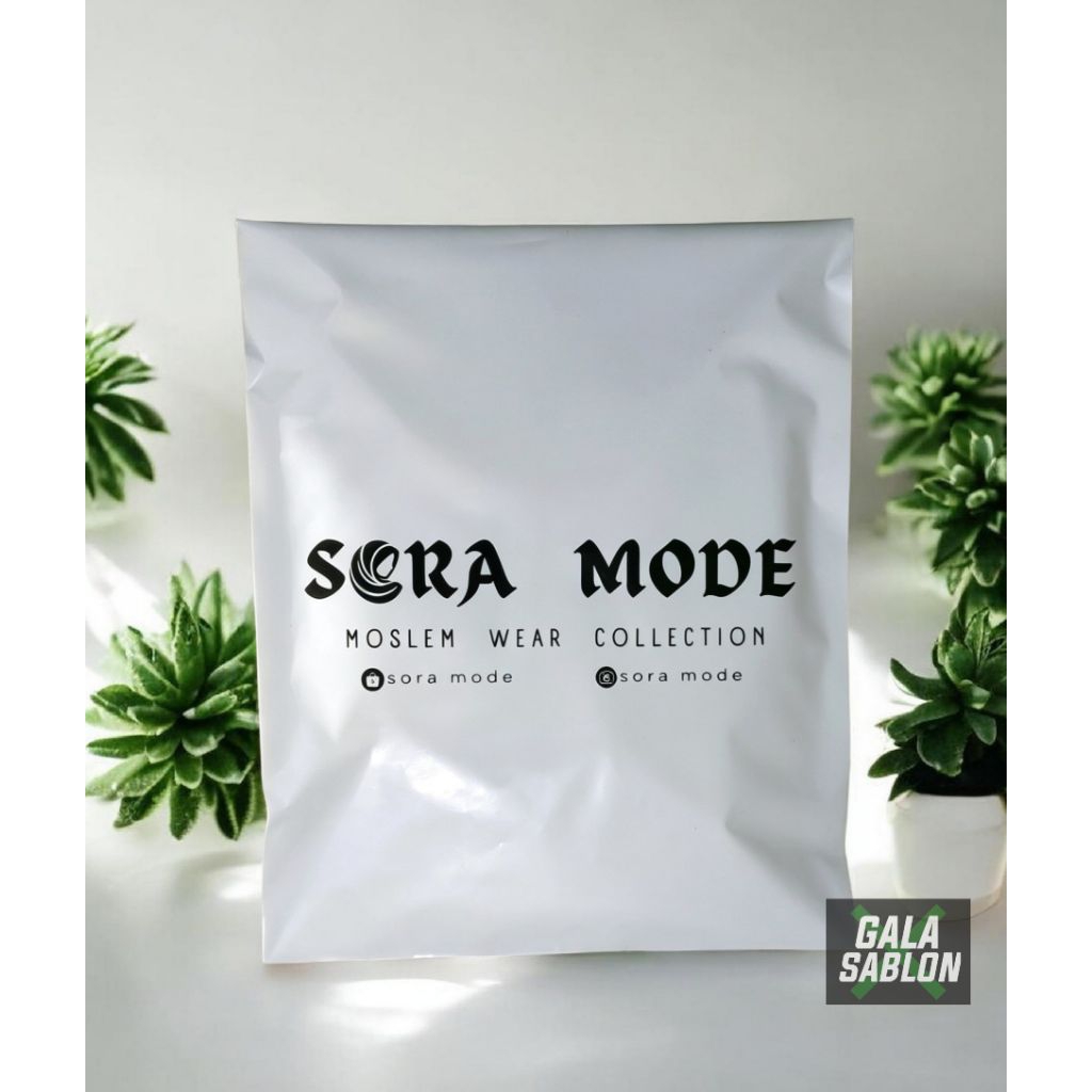 PLASTIK SABLON POLYMAILER PREMIUM GLOSSY 30X40