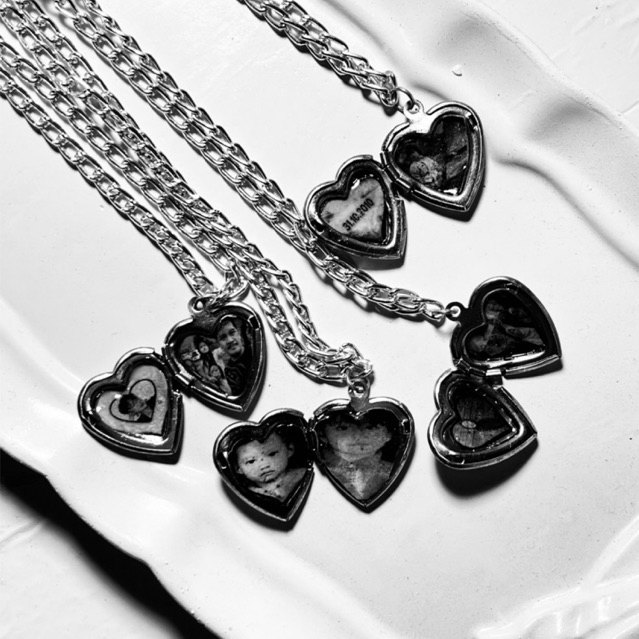 kalung love custome foto