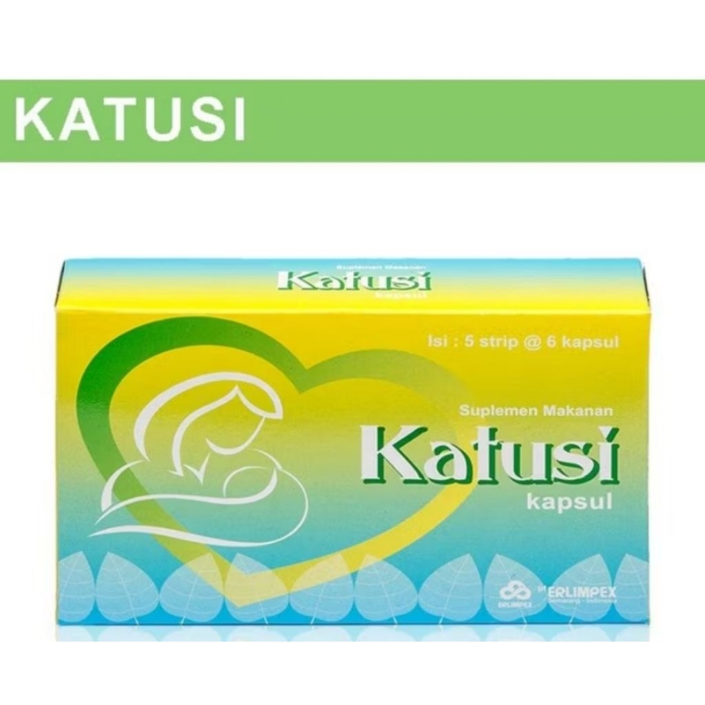 Katusi ASI Booster Pelancar ASI Ekstrak Daun Katuk 30 Kapsul