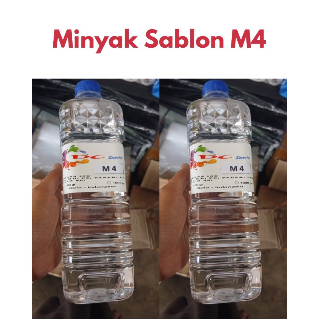Minyak Sablon Plastik M4 Per 1Liter