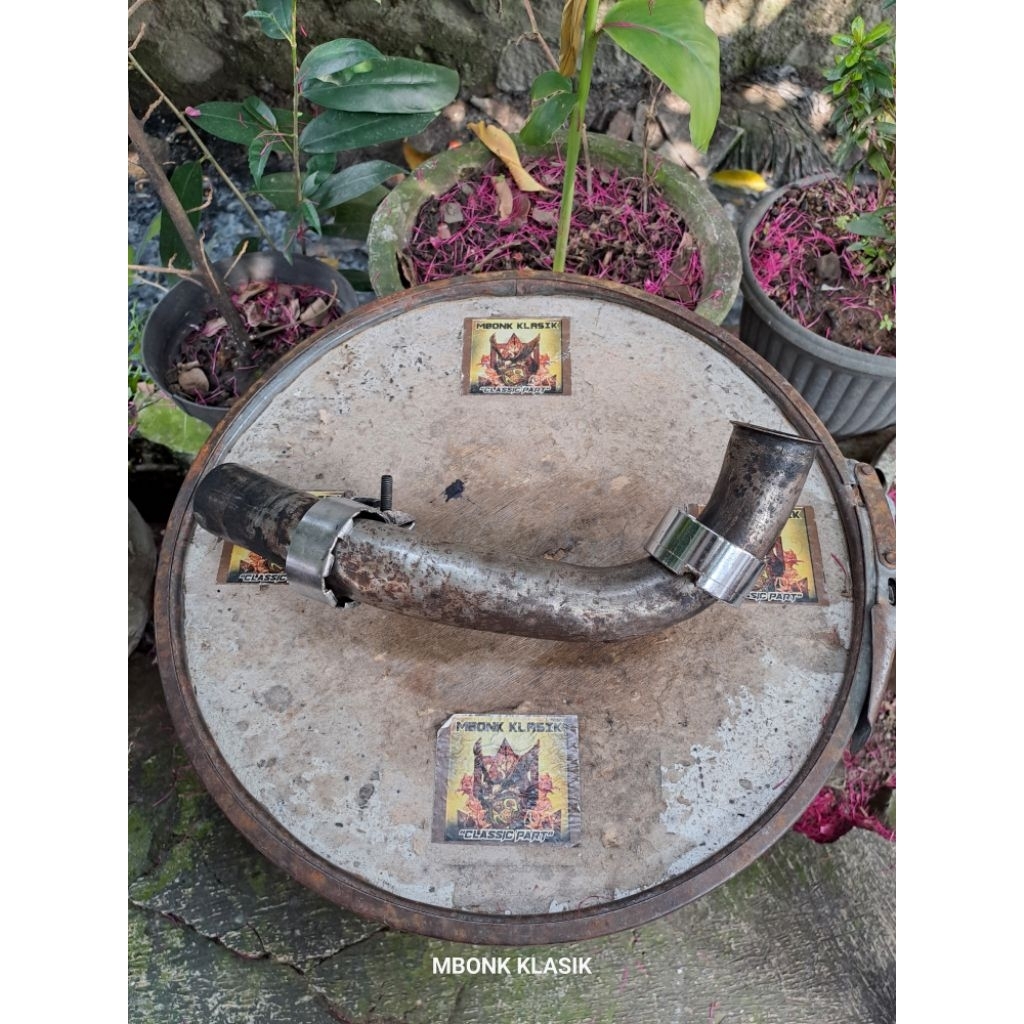 leher knalpot suzuki a100 ORIGINAL leher knalpot a100 sambungan knalpot suzuki a100