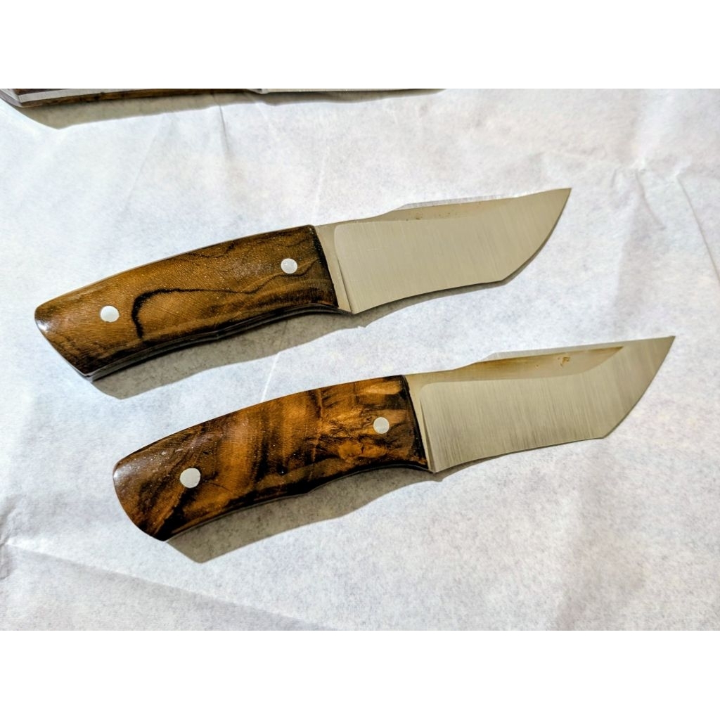 Pisau bushcraft d2 steel full tang