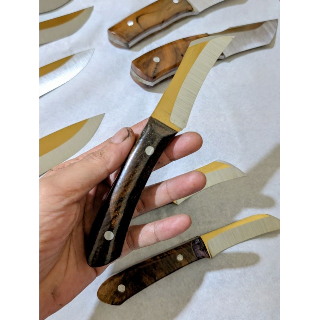 pisau grafting fulltang baja d2
