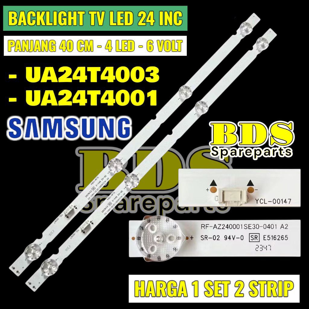 Backlight Tv led Samsung 24 inch UA24T4003 UA24T4001