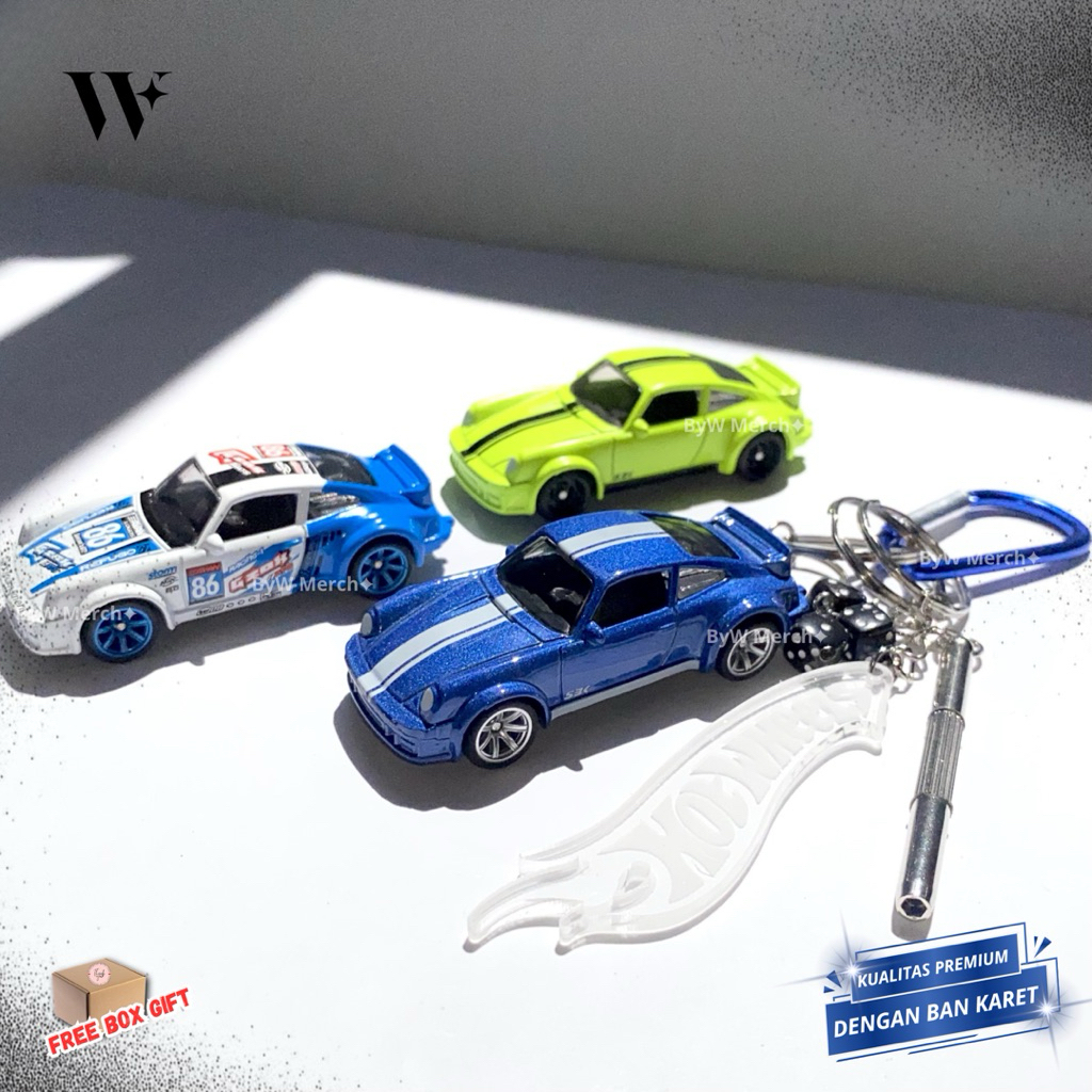 PREMIUM CARS Keychain Diecast Carabiner Mobil Sport Body Besi Metal Aesthetics Non Hot Wheels Gantun
