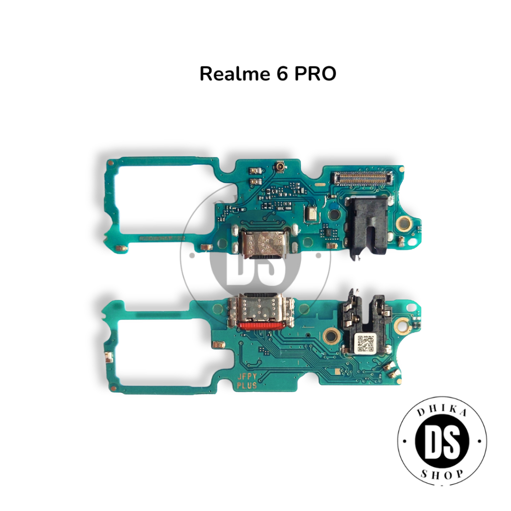 Papan Cas REALME 6 PRO Flexi Konektor Charger mic hf + IC ORI