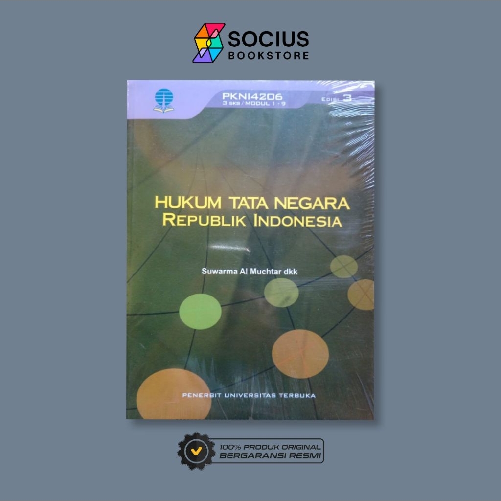 BUKU [ ORIGINAL ] HUKUM TATA NEGARA REPUBLIK INDONESIA - SUWARMA AL MUCHTAR - UT - SOCIUS BOOKSTORE