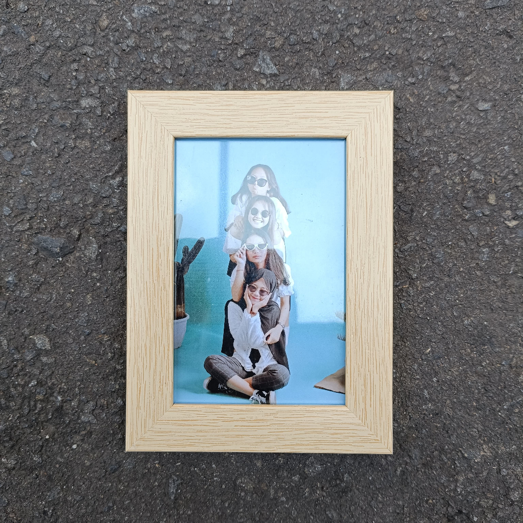 cetak foto 4R / 10 x 15 cm Bingkai frame figura pigura pigora foto
