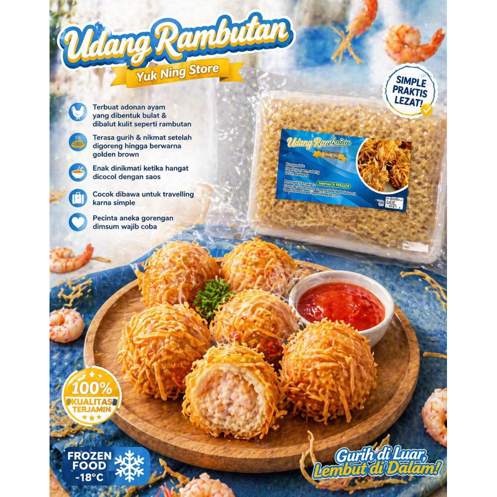dimsum udang rambutan/keju