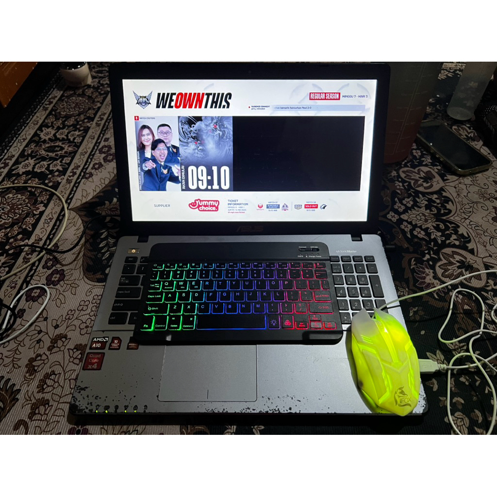 Laptop asus x550z amd