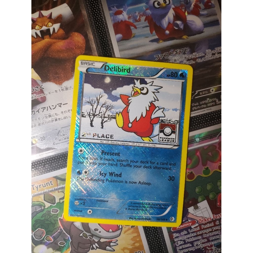 Delibird 2nd place Pokemon League (English)