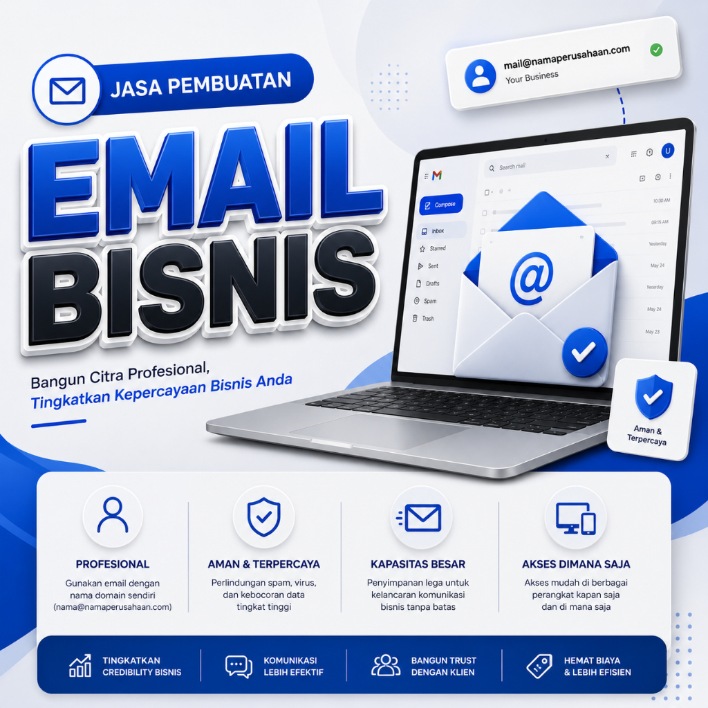 Email Bisnis - 2 Jam Jadi - Email Bisnis Murah - Email Bisnis Perusahaan -Gmail Bisnis