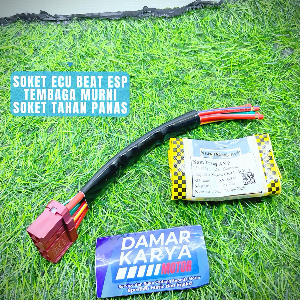 SOKET ECU BEAT ESP K44/ SCOOPY BEAT K81 TEMBAGA MURNI TAHAN PANAS ORIGINAL VIETNAM