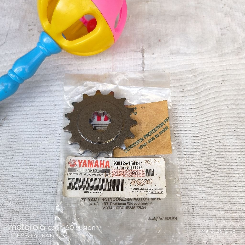 gear gir depan yamaha lexam uk 15 ori original yamaha ygp