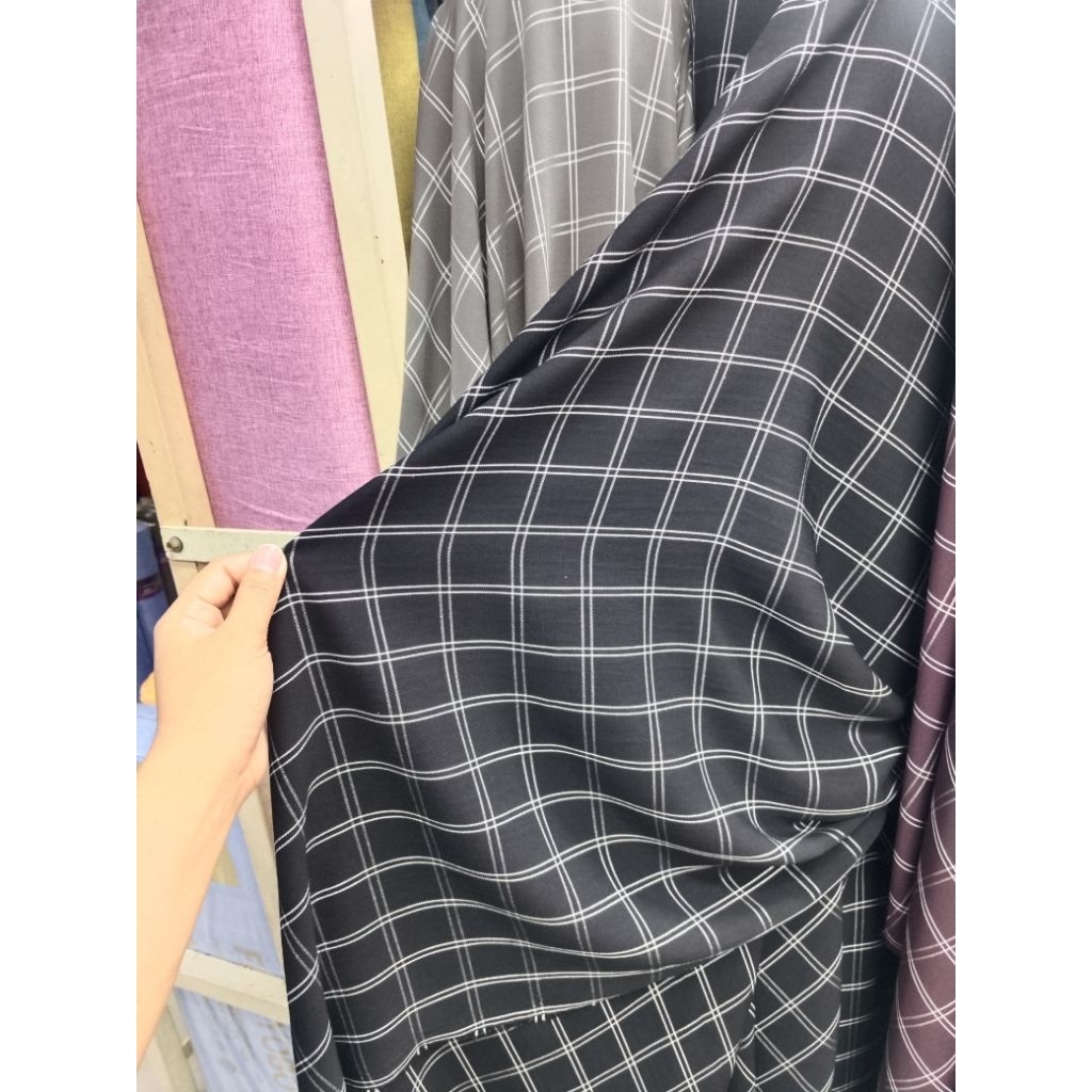 (COD) BAHAN KAIN SUPER ZETT BLACK KOTAK // SUPER ZETT BLACK PREMIUM