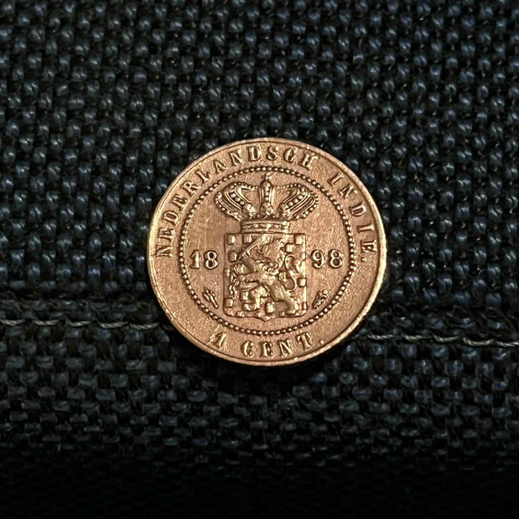 KOIN NEDERLANDSCH INDIE 1 CENT 1898