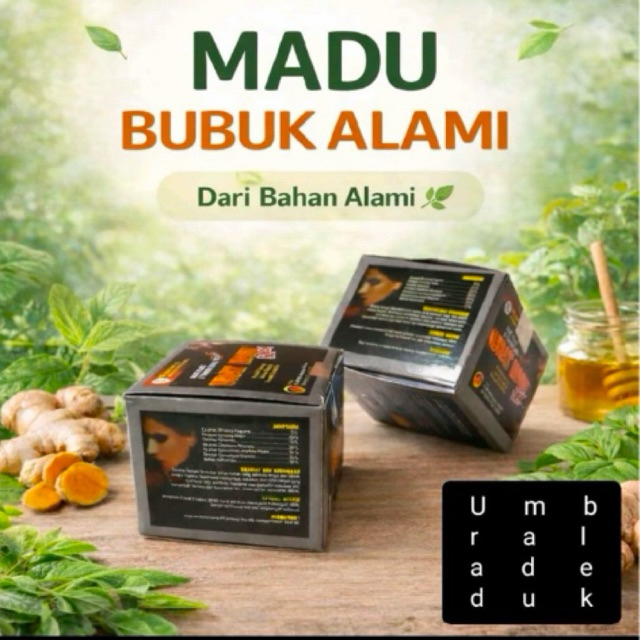 Madu Bubuk murni dan halus tanpa bahan pengawet