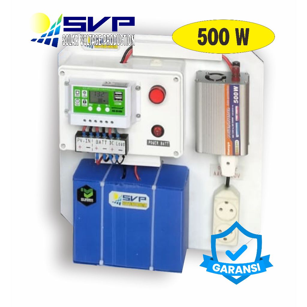 PaketPLTS200-500W/PaketKomplit/PLTS-Rumahan