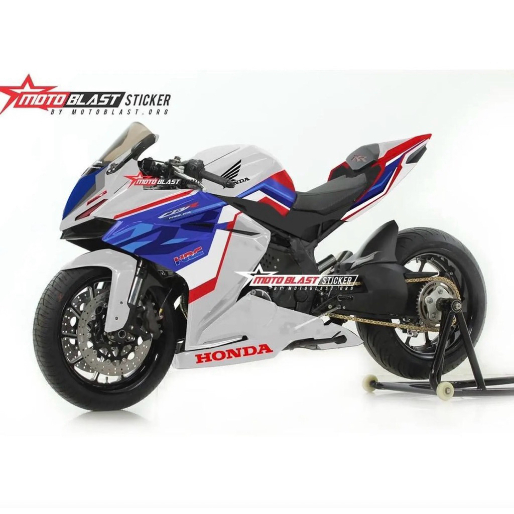 Decal stiker CBR250RR old White HRC Fullbody motoblast