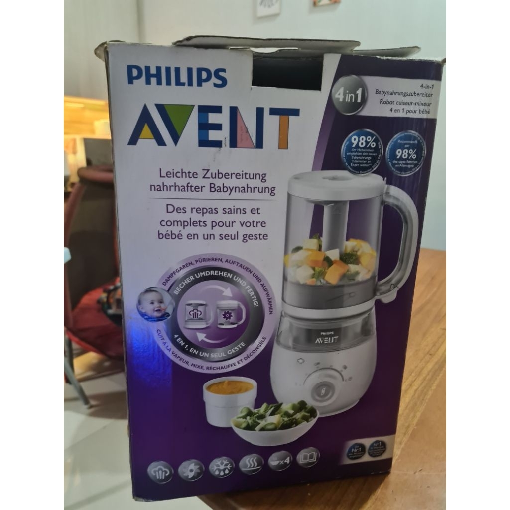 prelove food processor philips avent