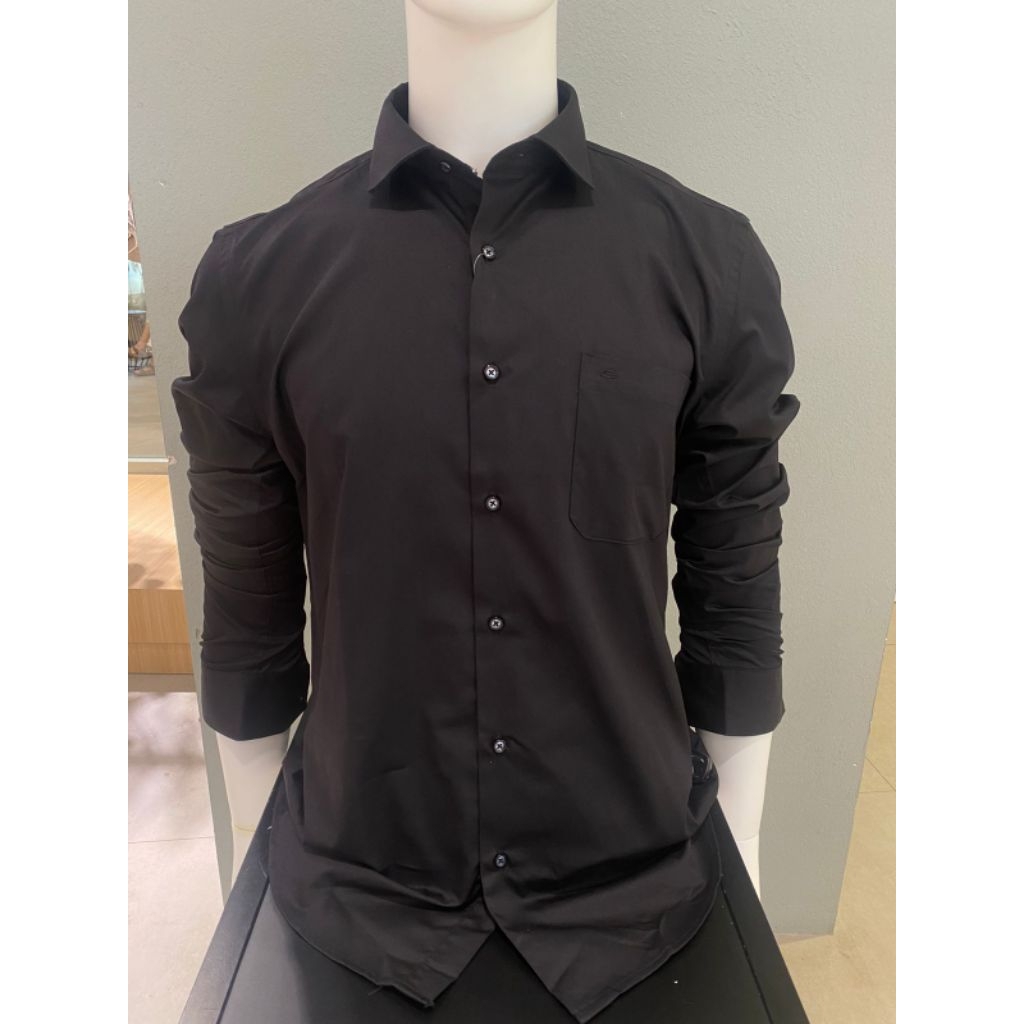 KEMEJA PRIA CARDINAL FORMAL SLIMFIT HITAM