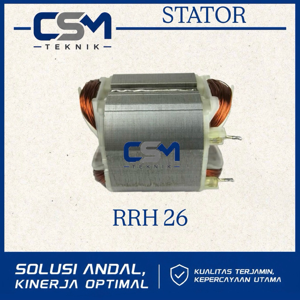 STATOR MESIN ROTARY HAMMER RYU RRH26 BANTALAN ANGKER BOR BOBOK RYU RRH26