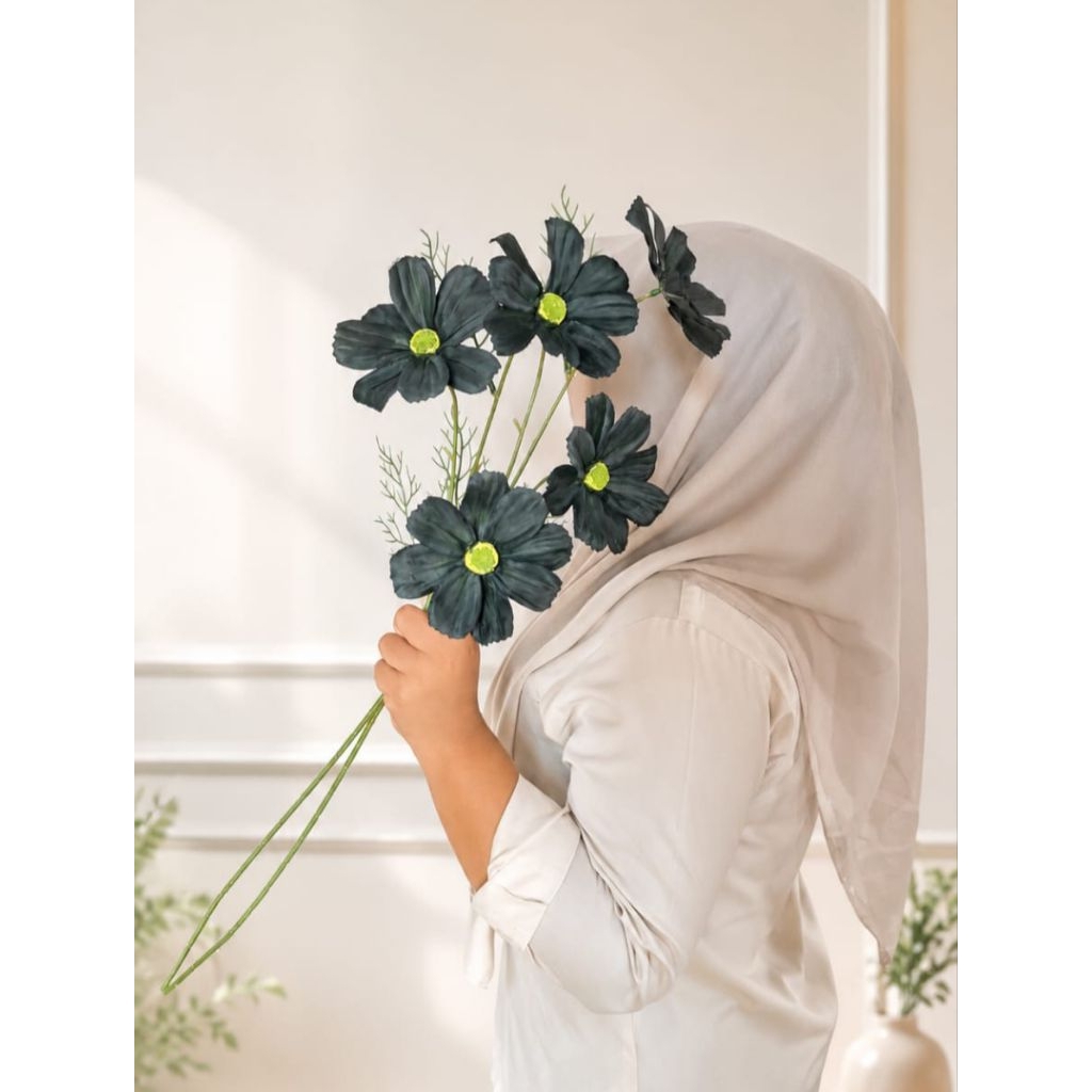 Bunga Emerald / Daisy / Hijau Emerald