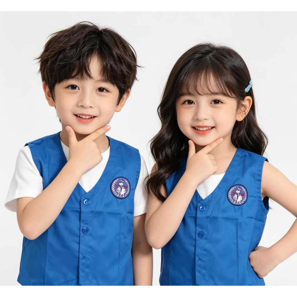 ROMPI ANAK LAKI LAKI & PEREMPUAN / ROMPI ANAK TK BIRU