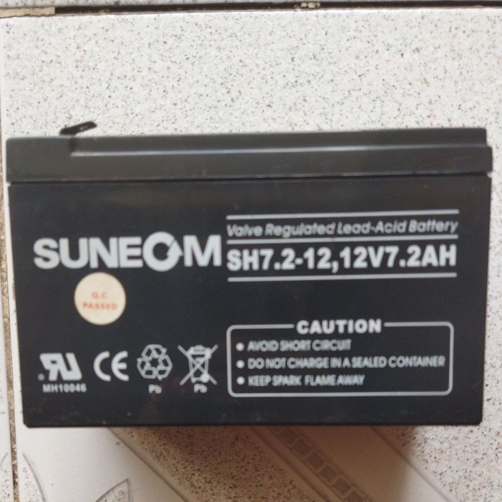 Baterai Ups Aki Accu Rusak 12v 7.2ah