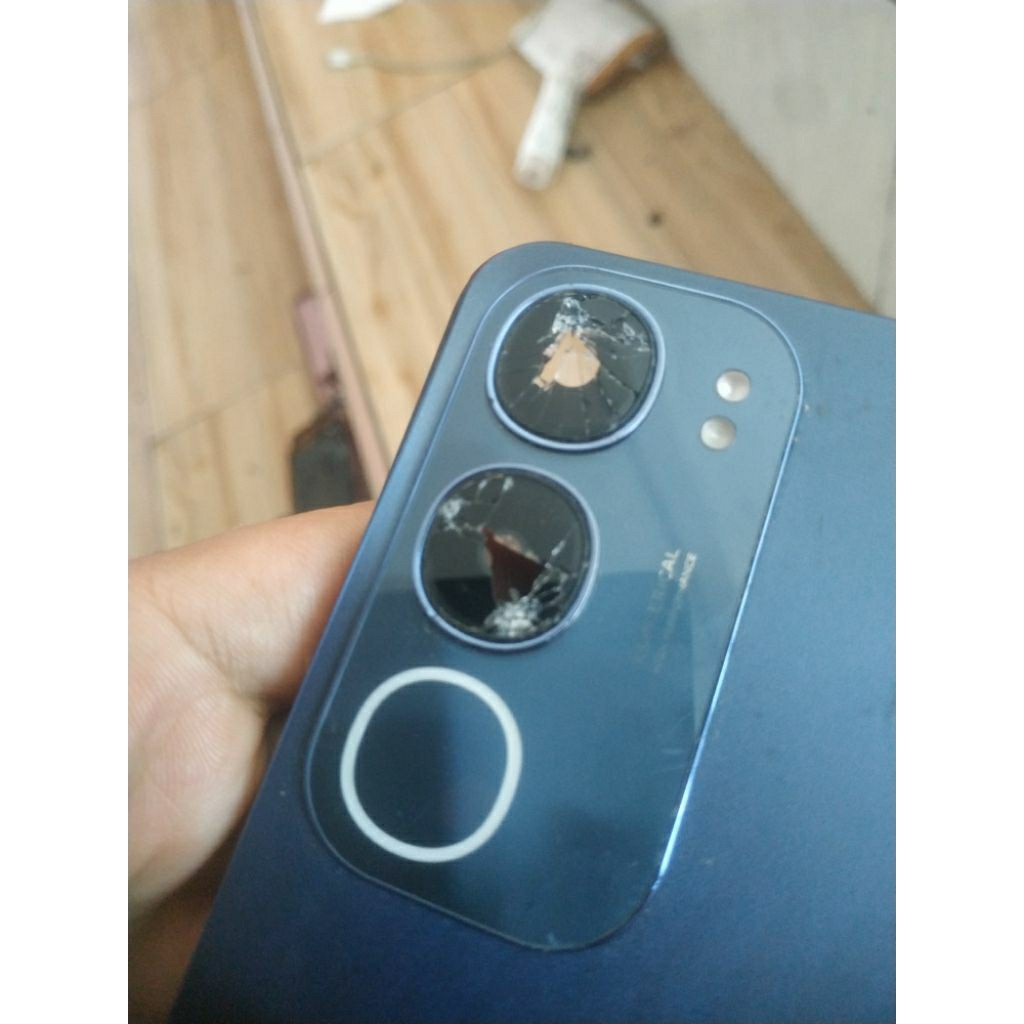 backdoor bekas vivo y19s tombol lengkap ada fingerprint minus kaca kamera