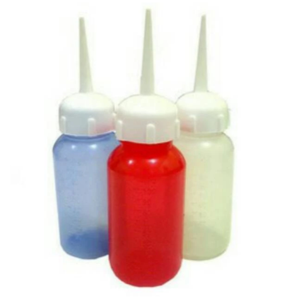 120cc Botol Aplikator Plastik - Warna Acak