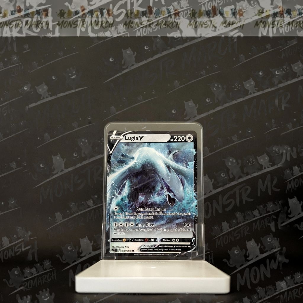 Lugia V RR S12 079/098 Pemicu Paradigma - Kartu Pokémon Indonesia 100% Original Kartu Pokemon STAPLE