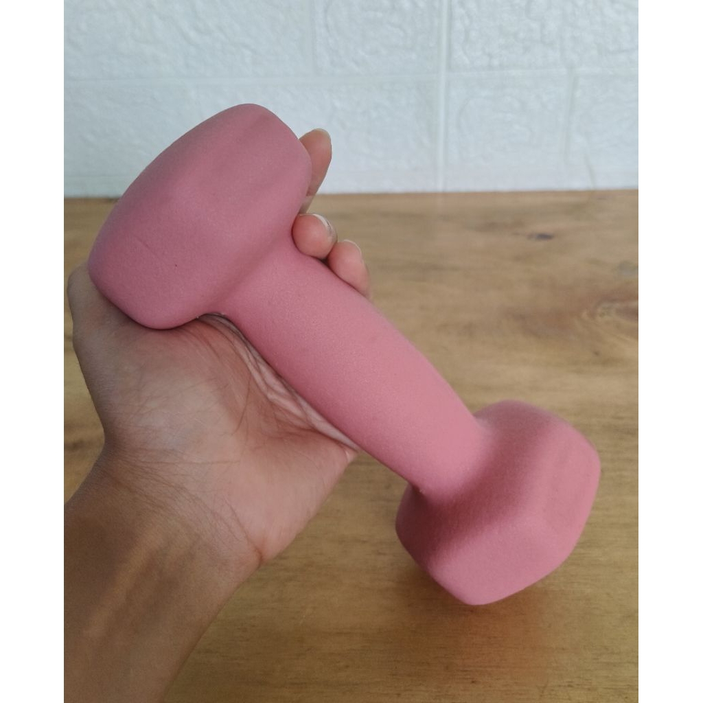 Preloved Dumbbell 2kg (Bonus satu buah resistance band)