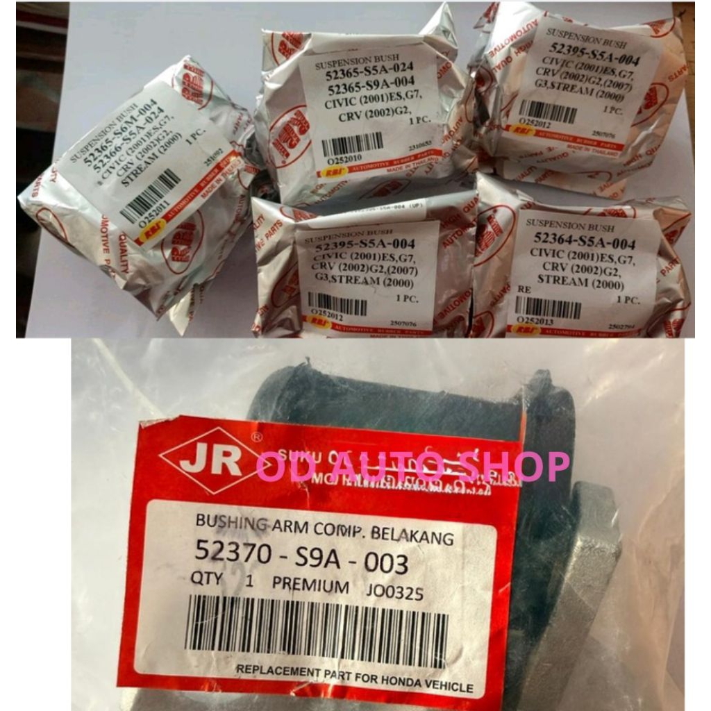BUSHING ARM BELAKANG CRV GEN 2 CIVIC RBI  (SET)