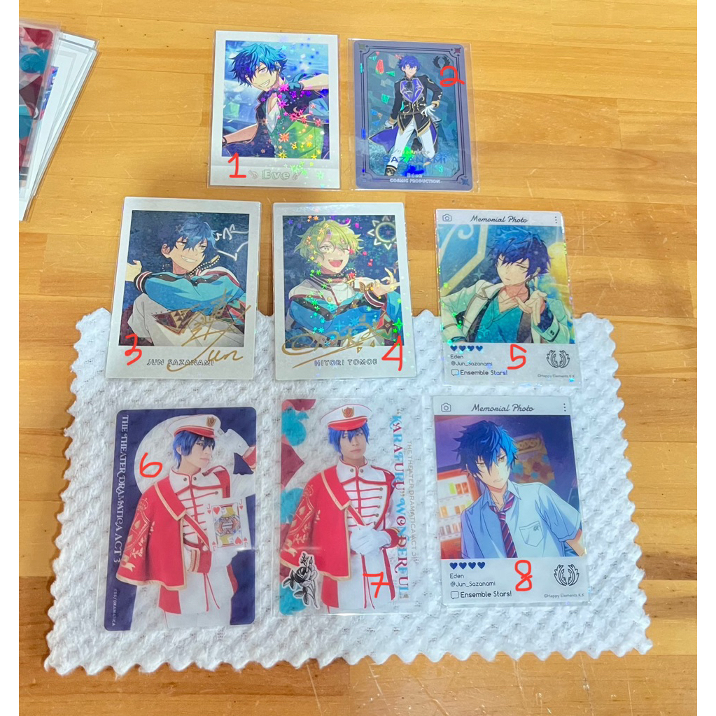 [BACA DESKRIPSI] Jun sazanami , hiyori tomoe Ensemble stars photocard