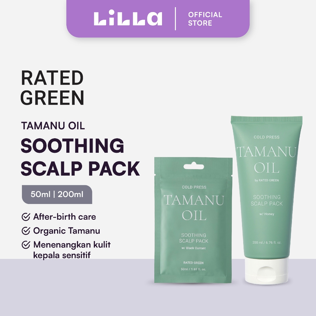 RATED GREEN - Tamanu Oil Soothing Scalp Pack